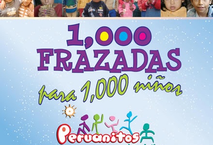 LLEVAREMOS MIL FRAZADAS A  NIÑOS VICTIMAS DEL FRIAJE